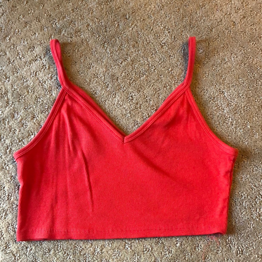 Red tank top